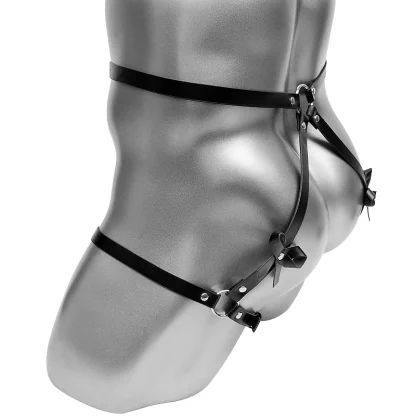 Waist-to-Leg Harness Garter Belt Set - Image 3