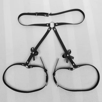 Waist-to-Leg Harness Garter Belt Set - Image 5