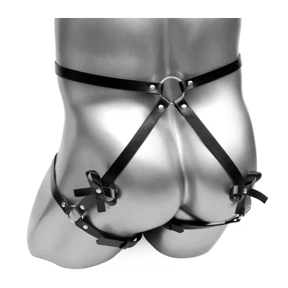 Waist-to-Leg Harness Garter Belt Set