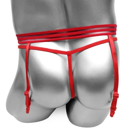 Bowknot See-Through Strap Garter Belt - Image 3