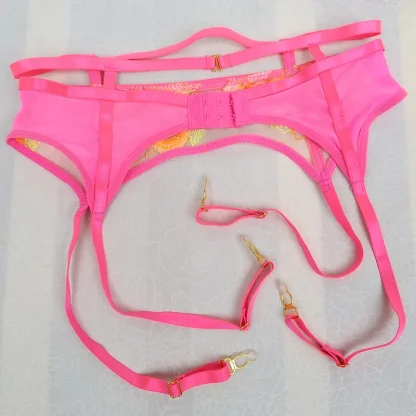Mesh See-Through Garter Belts - Image 6