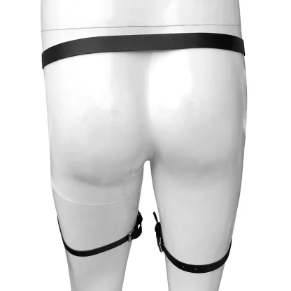 Leatherette Leg Harness Garter Straps - Image 4