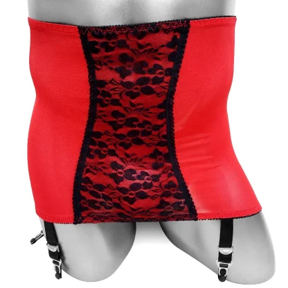 See-Through High-Waist Garter Belt - Image 2