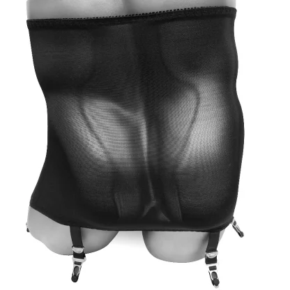 See-Through High-Waist Garter Belt - Image 5