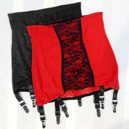 See-Through High-Waist Garter Belt - Image 6