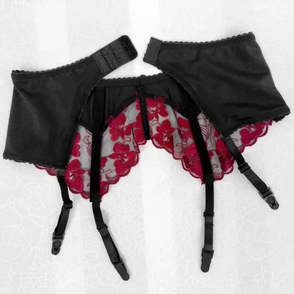 Floral Lace Garter Belts - Image 6