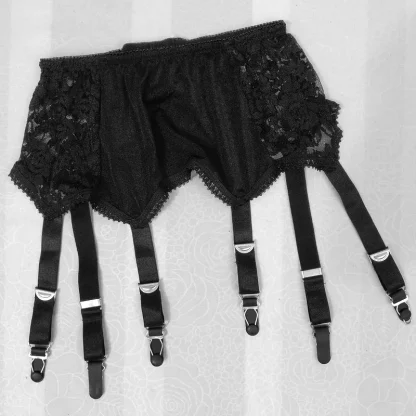 Vintage-Inspired Lace Straps Garter Belts - Image 4