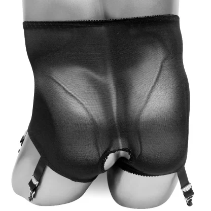 Open Crotch Lace Garter Belts - Image 2