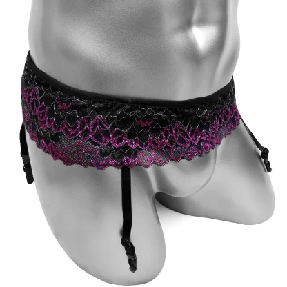 Sheer Elegance Lace Garter Belts - Image 2
