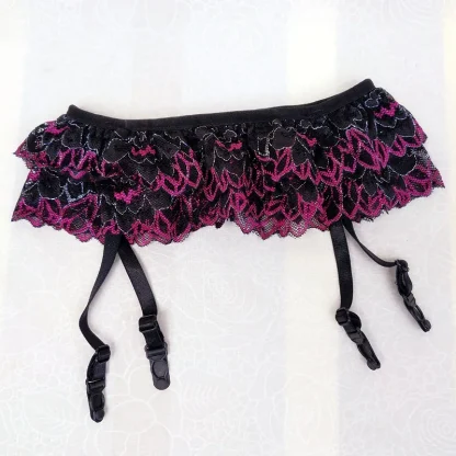 Sheer Elegance Lace Garter Belts - Image 5