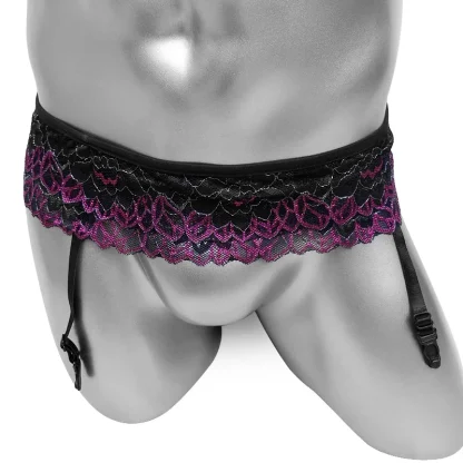 Sheer Elegance Lace Garter Belts