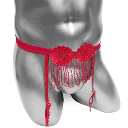 Flirtatious Floral Clubwear Garter Belts - Image 3