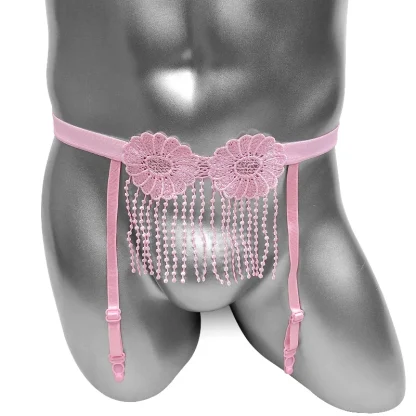 Flirtatious Floral Clubwear Garter Belts - Image 5