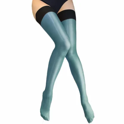 Sexy Shiny Thigh High Stockings - Image 2