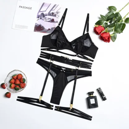 Lace Erotic Outfit Garter Belts - Image 6
