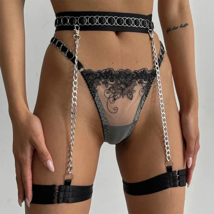 Fancy Sensual Lace Garter Belts - Image 4