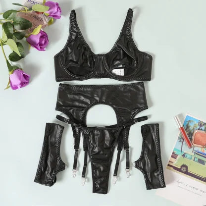 Cup Out Bra Exotic Garter Belts - Image 6